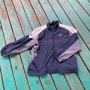 Dunbrooke navy sports illustrated Dallas cowboy windbreaker size xlarge